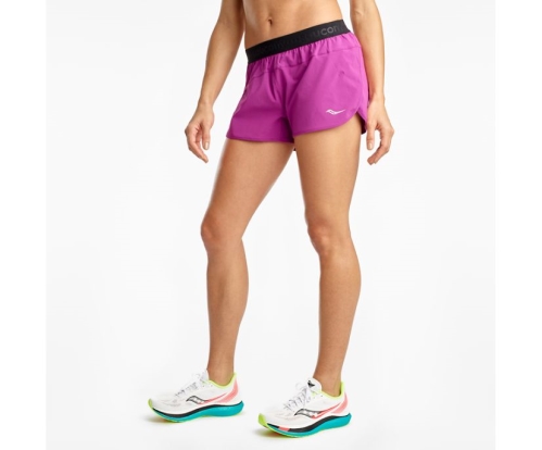 Tenis Saucony Outpace 2.5" Split Short Mujer Pantalones cortos Ropa Clover México MX-650-JK